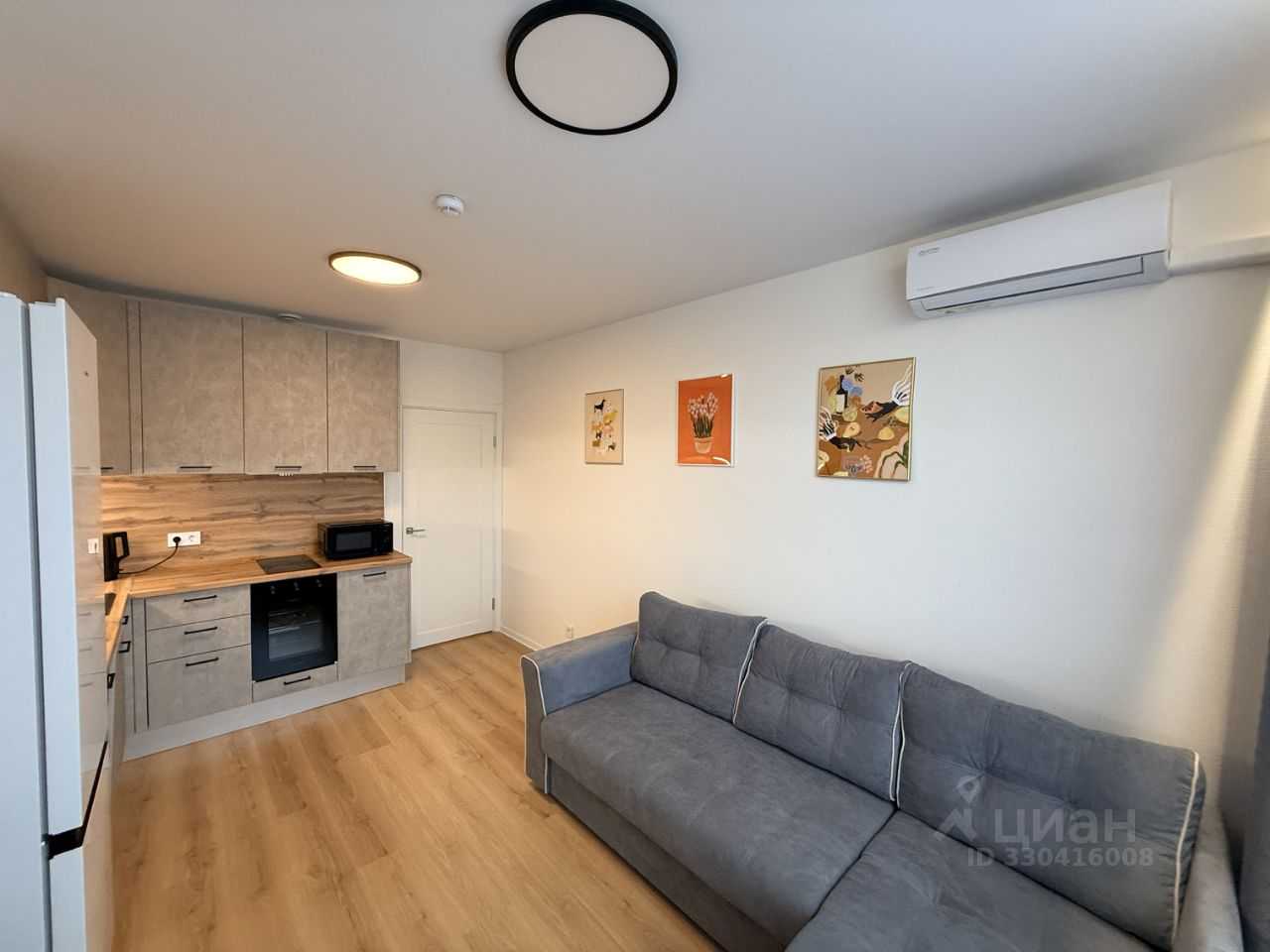 2-комнатная квартира, 32,7 м² — фотография 3