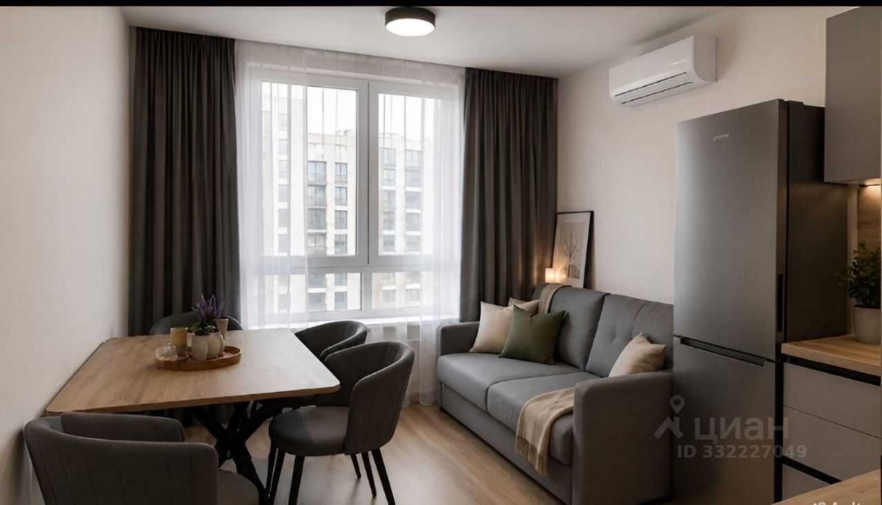 1-комнатная квартира, 34 м²