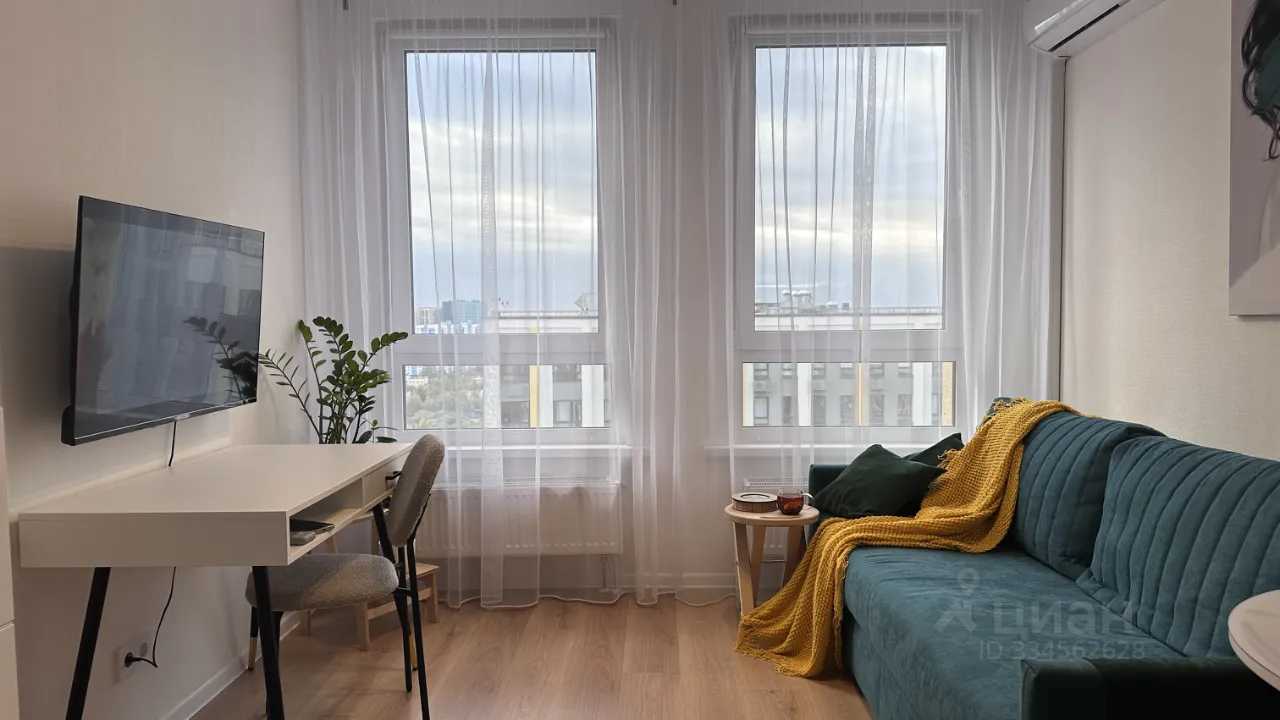 1-комнатная квартира, 21 м² — фотография 2