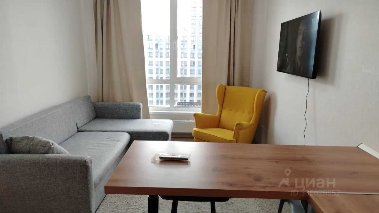 1-комнатная квартира, 32,2 м² — фотография 2