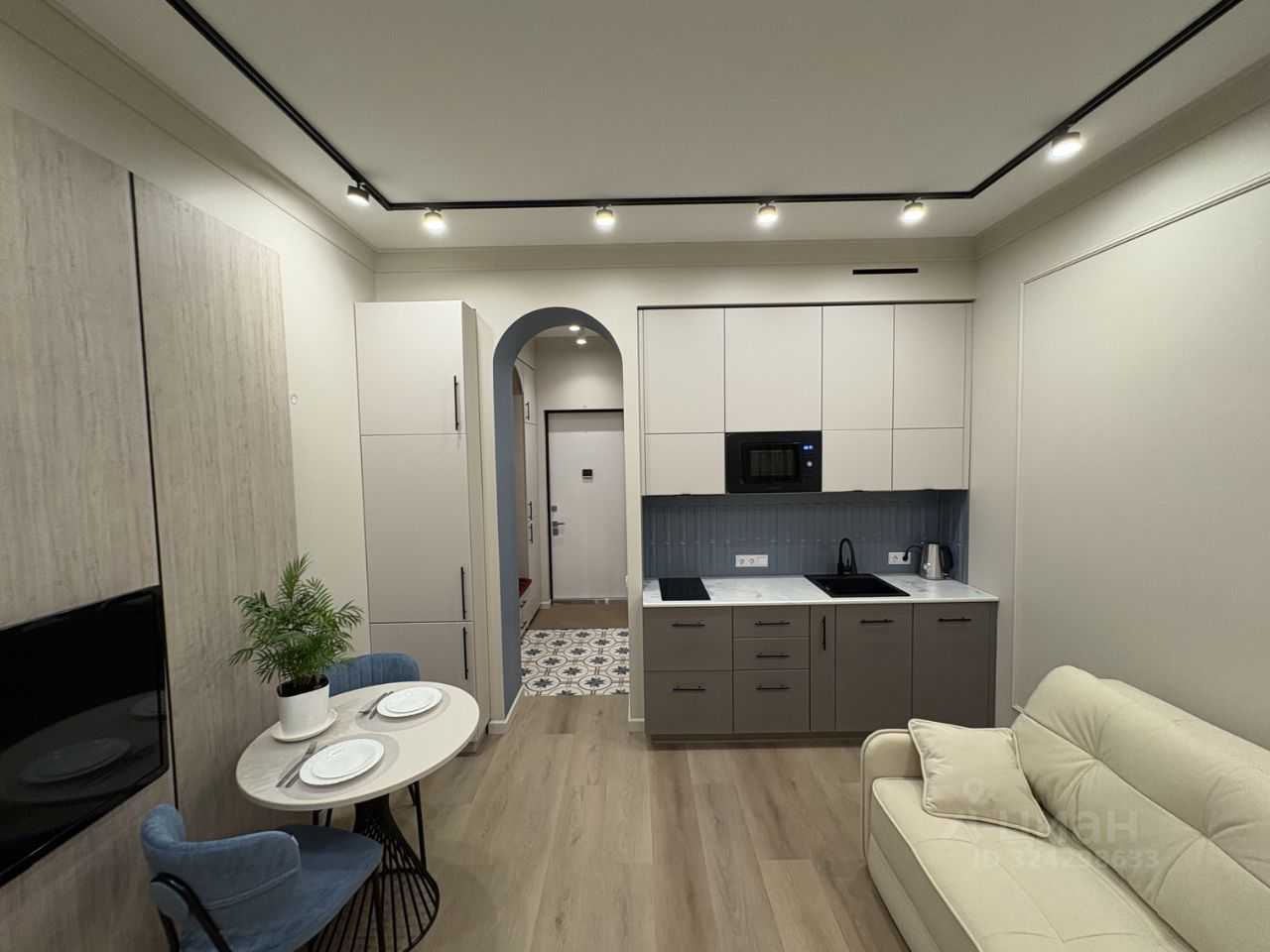 1-комнатная квартира, 21,6 м²