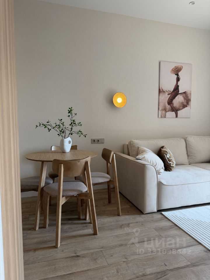 1-комнатная квартира, 39,1 м² — фотография 3