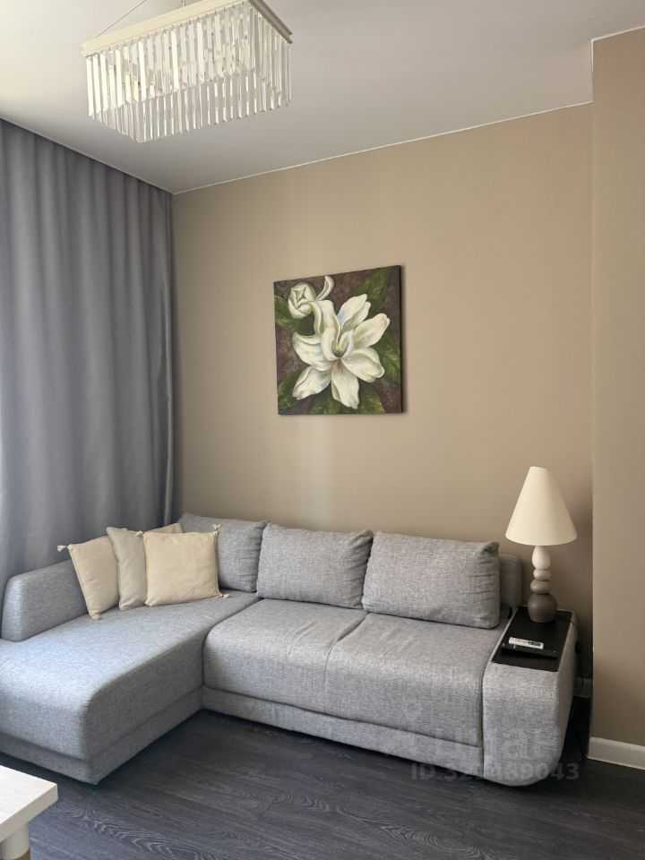 1-комнатная квартира, 35 м²