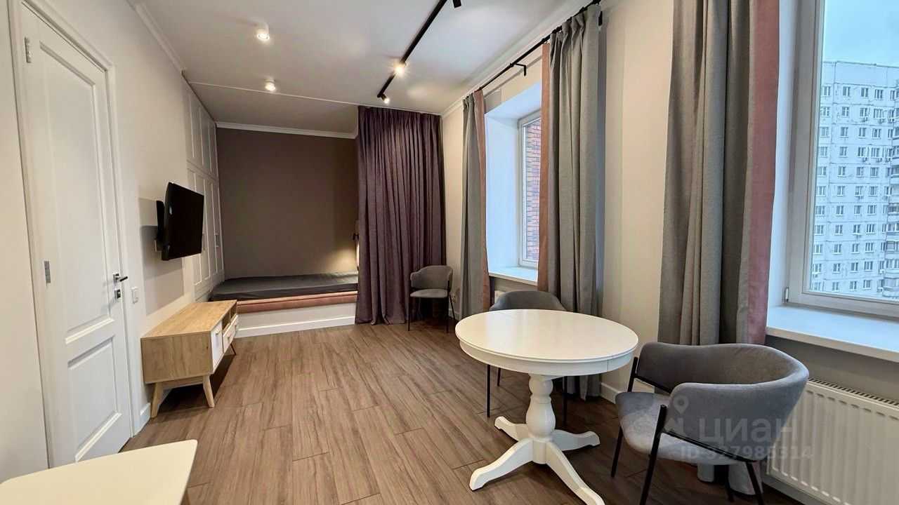 1-комнатная квартира, 33,7 м²