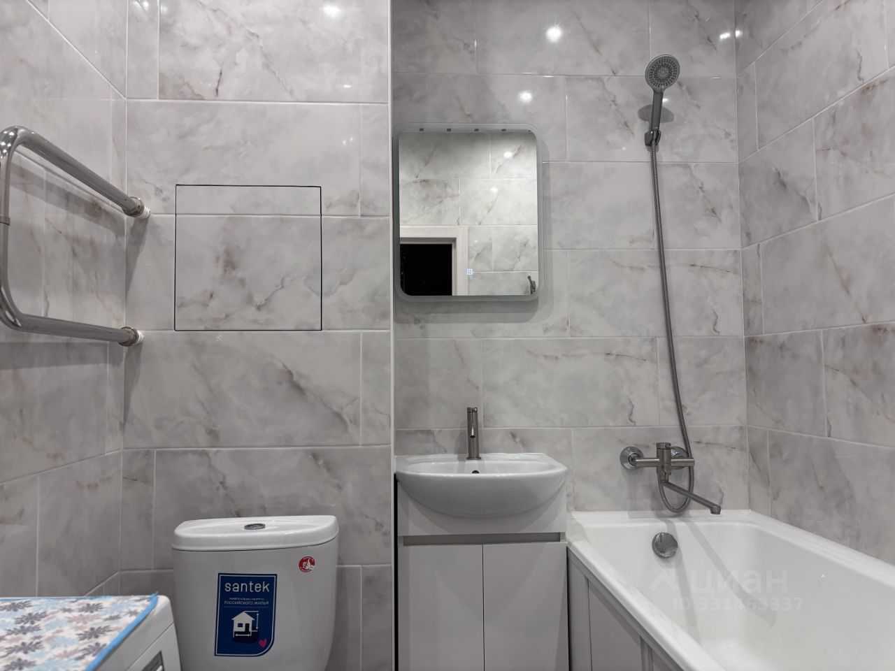 1-комнатная квартира, 34,4 м²