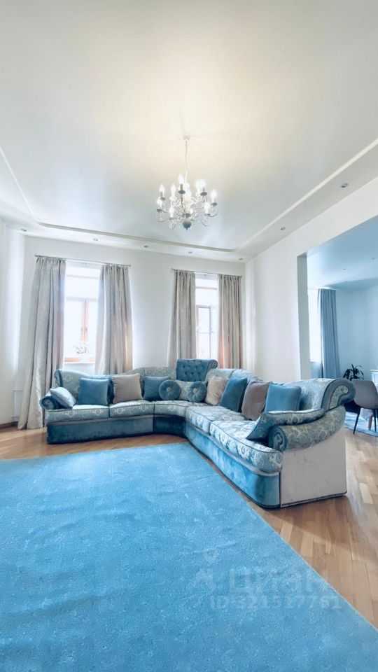 3-комнатная квартира, 124 м²