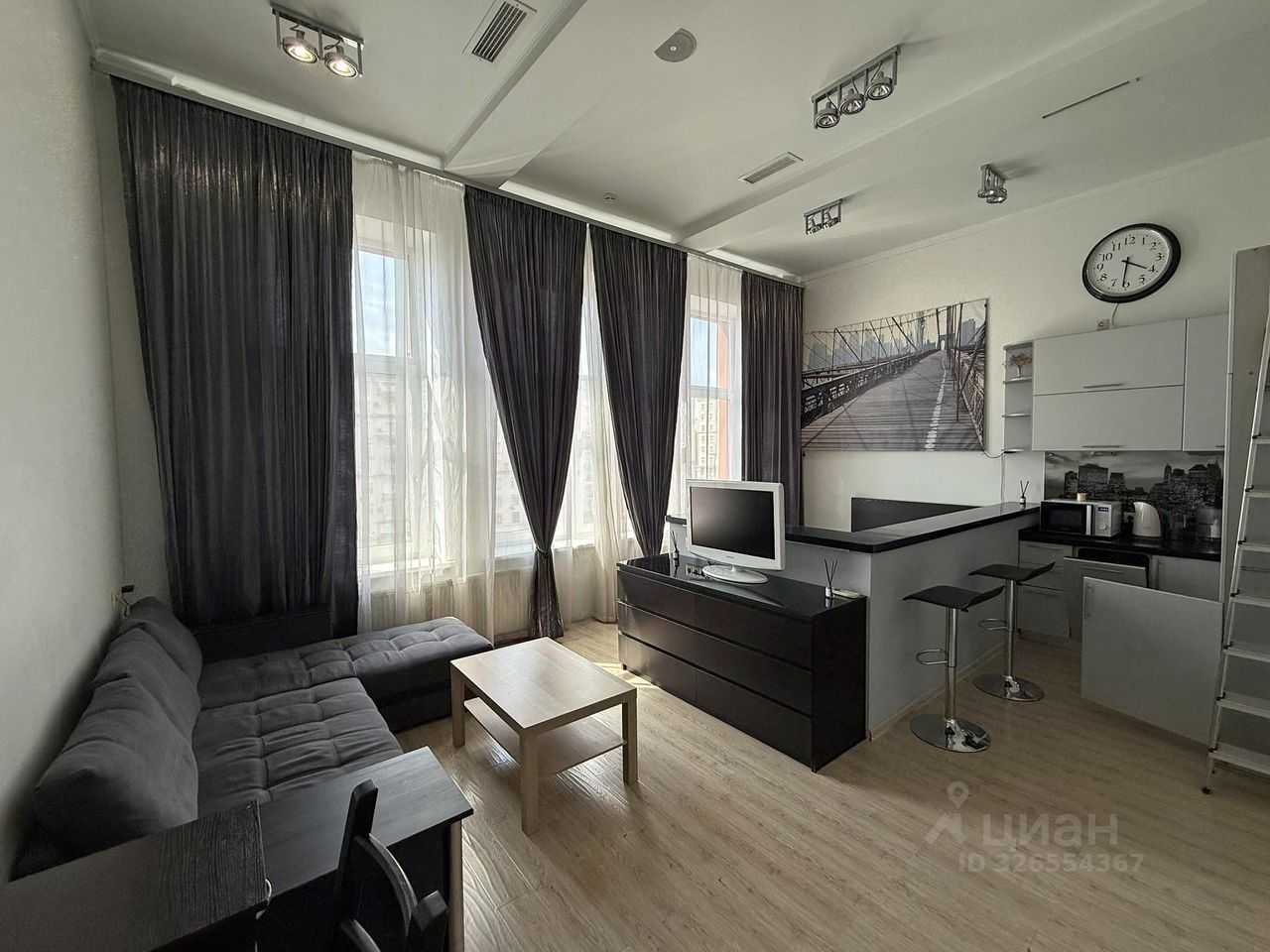 1-комнатная квартира, 40 м² — фотография 2