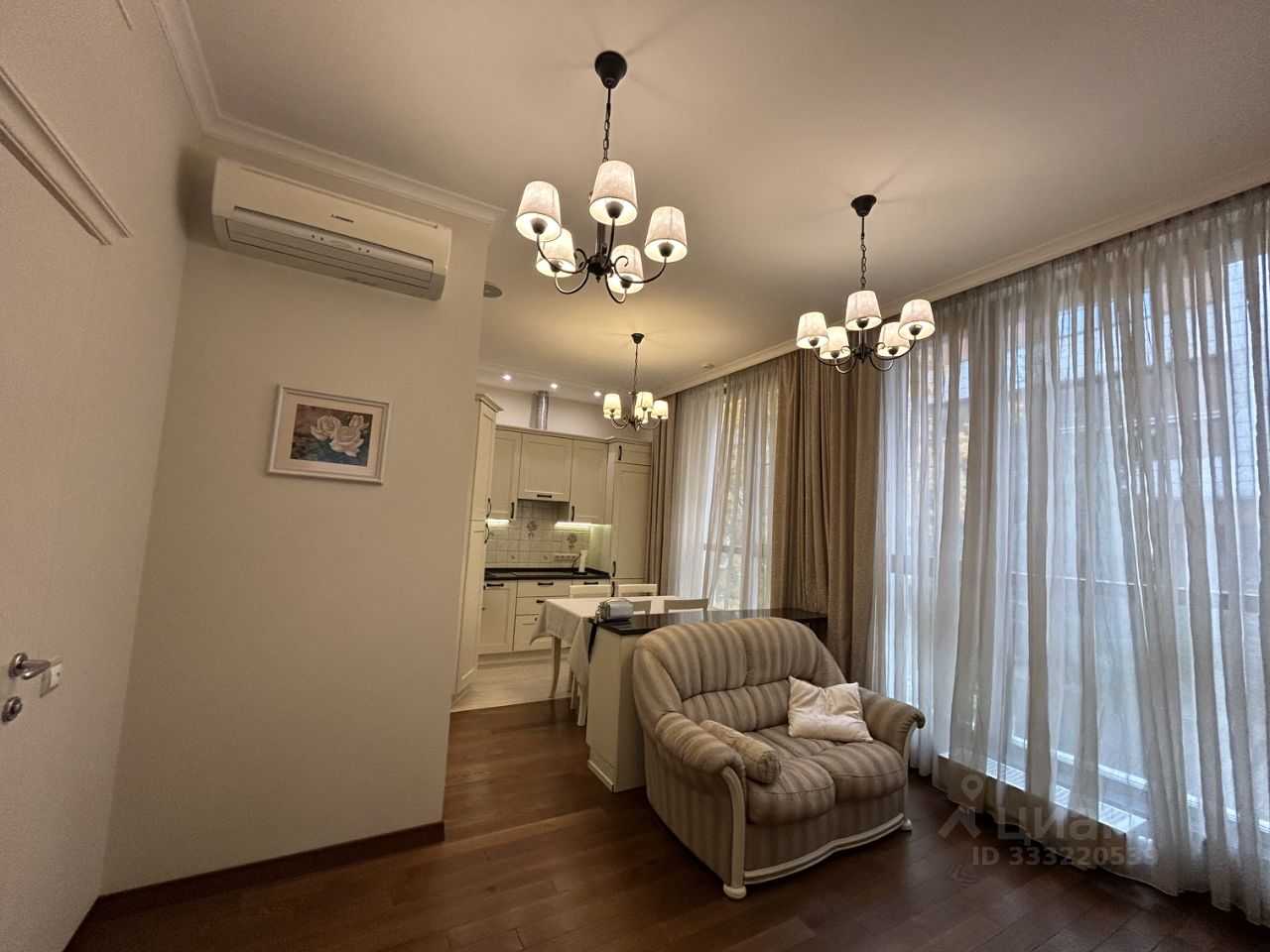 1-комнатная квартира, 55 м² — фотография 3