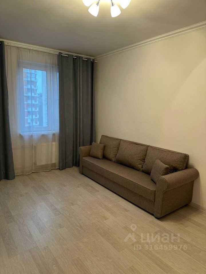 1-комнатная квартира, 39 м² — фотография 3