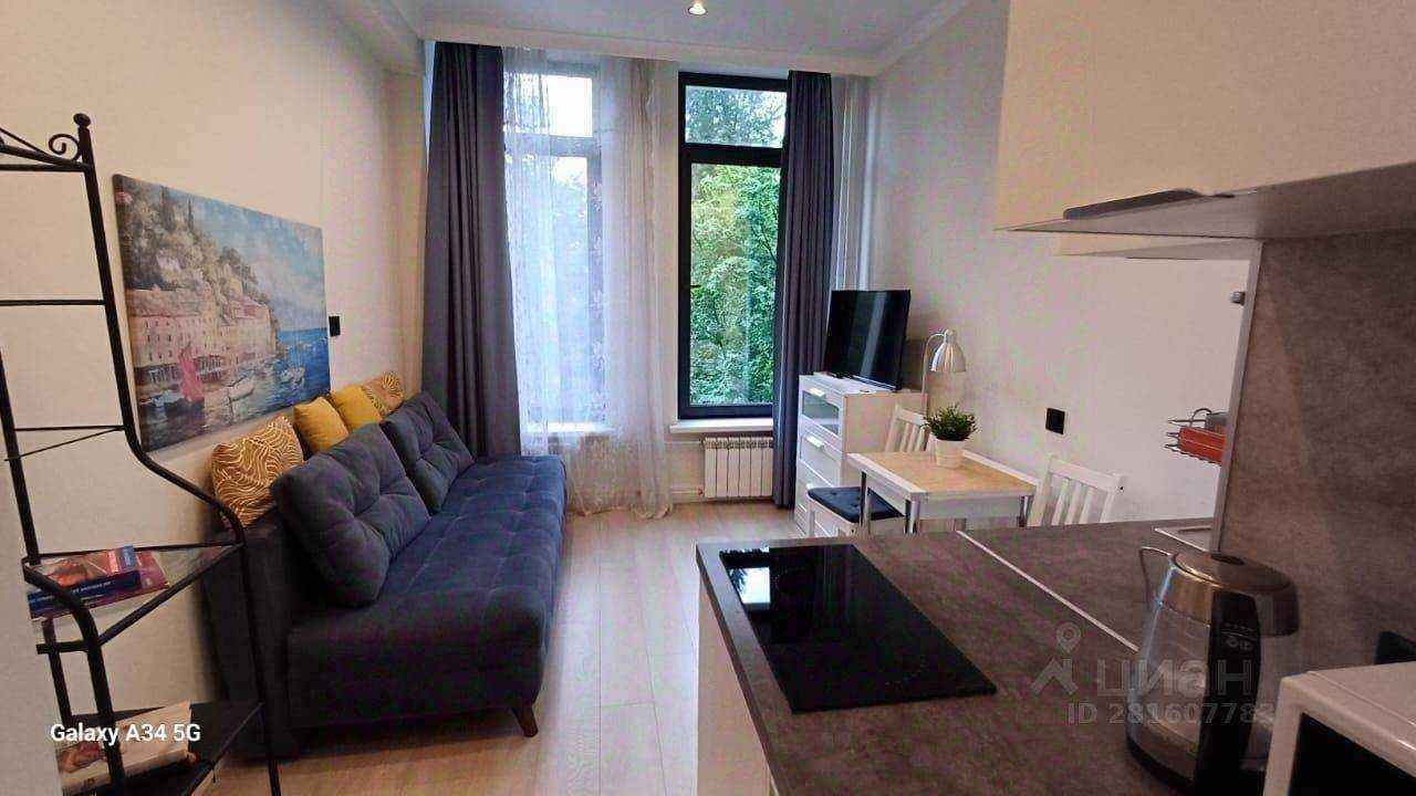 1-комнатная квартира, 19 м²
