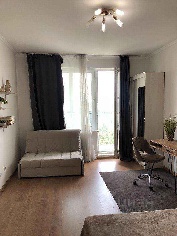 1-комнатная квартира, 39 м² — фотография 2