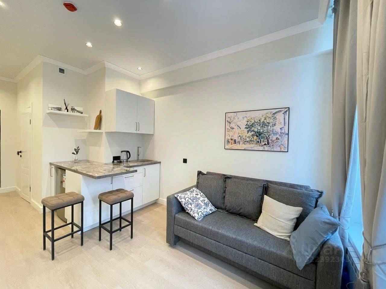 1-комнатная квартира, 18,5 м²