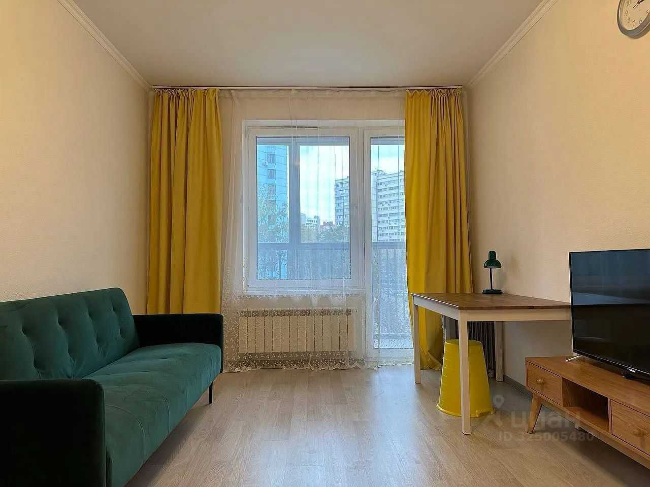 1-комнатная квартира, 35 м²