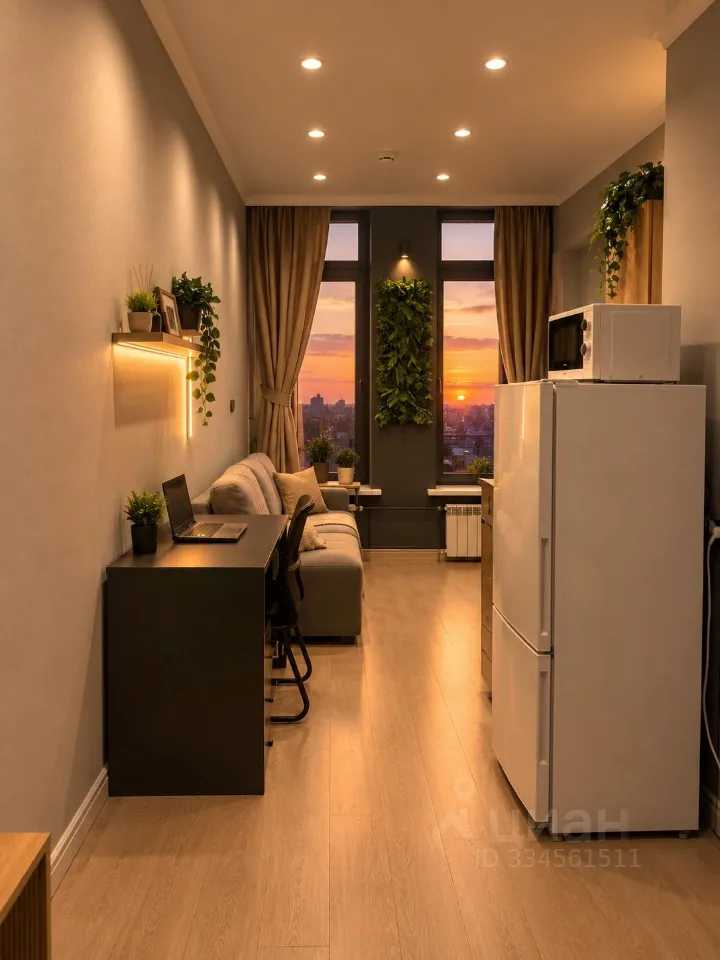 1-комнатная квартира, 21 м² — фотография 2