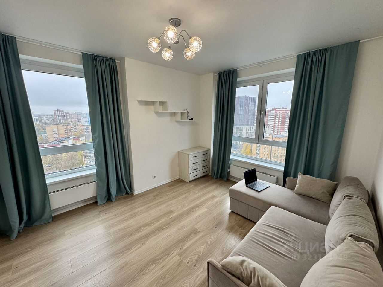 2-комнатная квартира, 55 м²