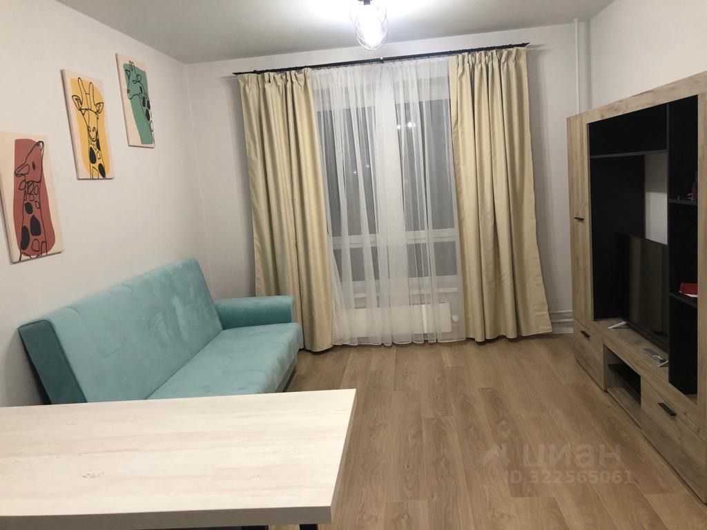 1-комнатная квартира, 38,6 м²