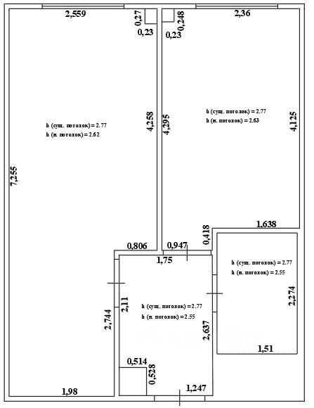 1-комнатная квартира, 36,7 м² — фотография 2