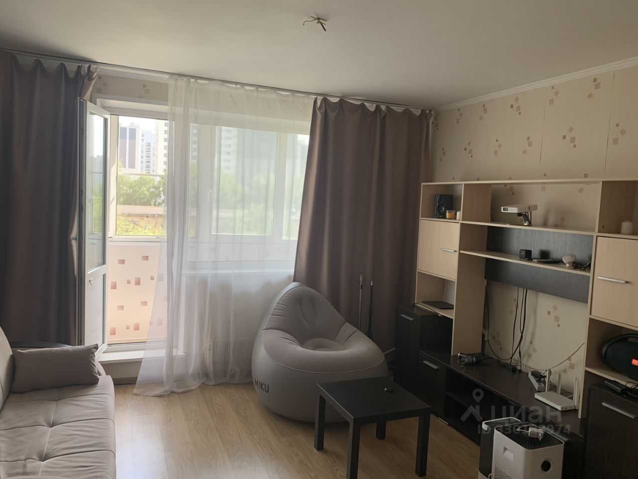 1-комнатная квартира, 39 м²