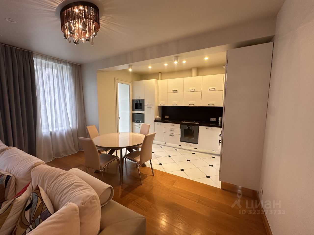 3-комнатная квартира, 95 м²
