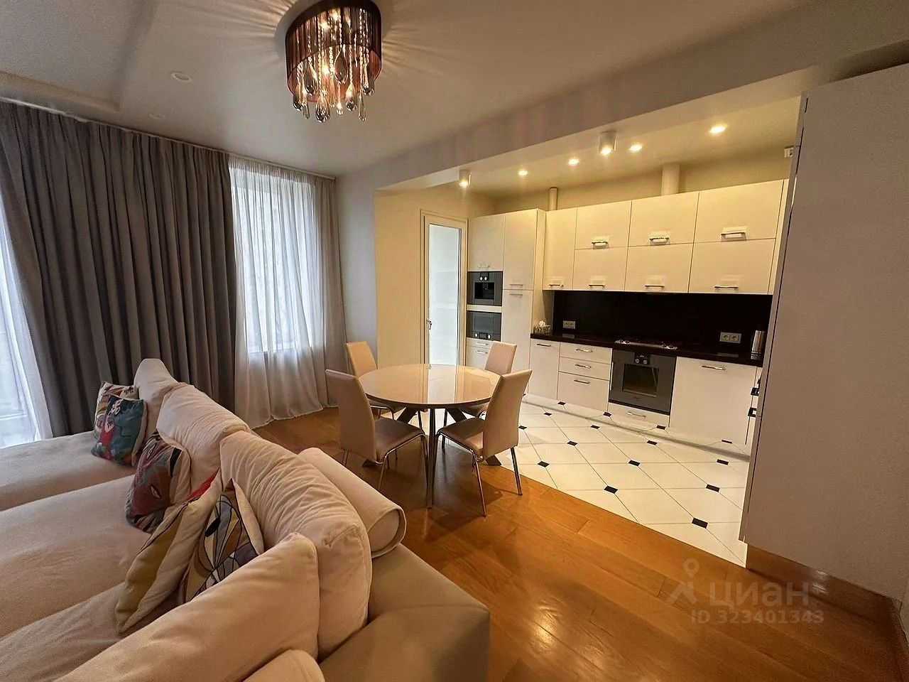 3-комнатная квартира, 95 м²