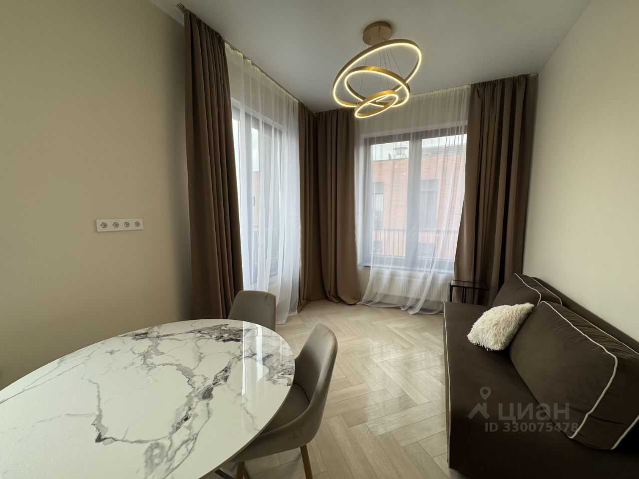 1-комнатная квартира, 41 м²
