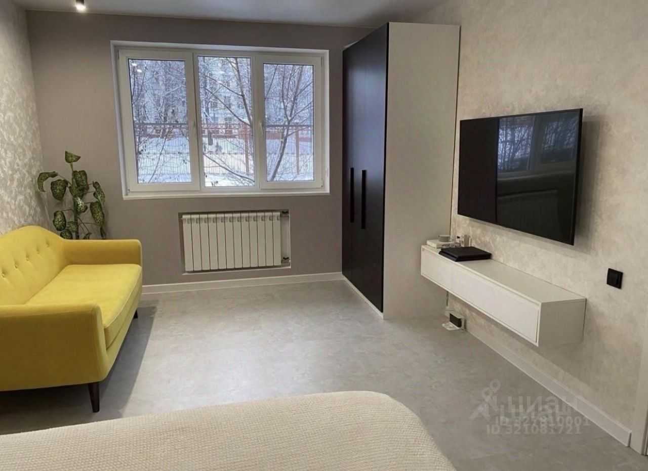 1-комнатная квартира, 37,5 м²