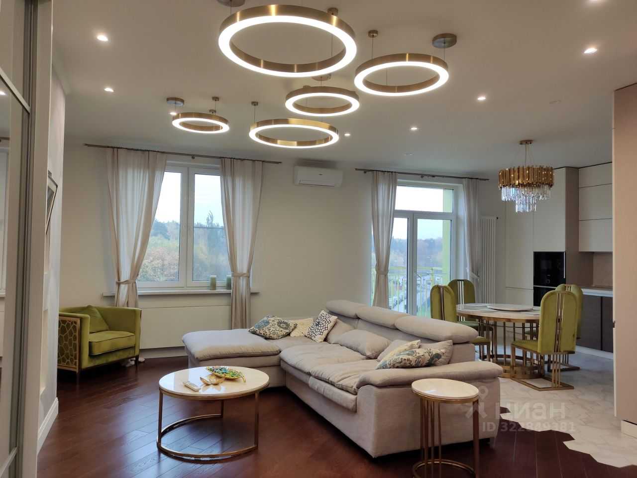 3-комнатная квартира, 105 м²
