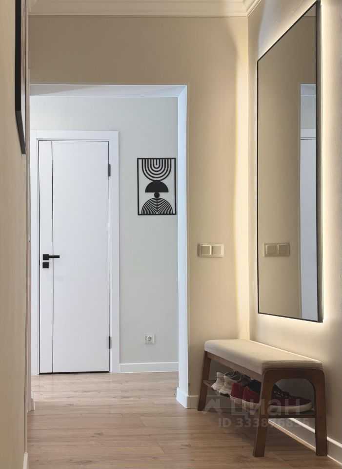 2-комнатная квартира, 56 м²