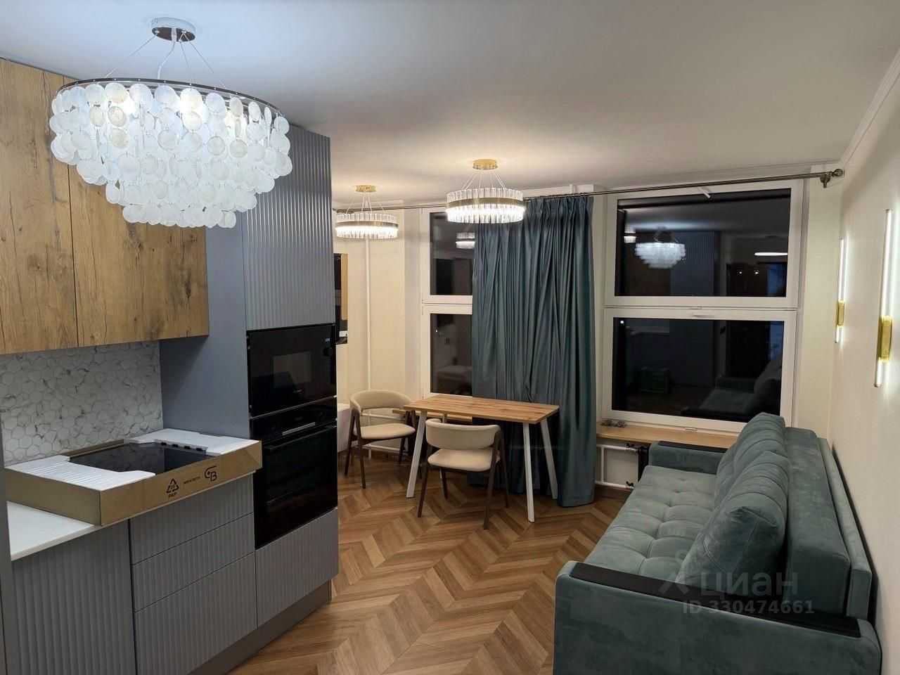 1-комнатная квартира, 38 м²