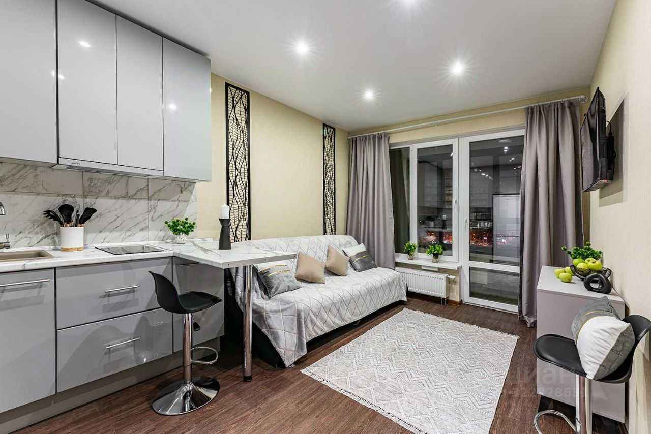 1-комнатная квартира, 19 м²