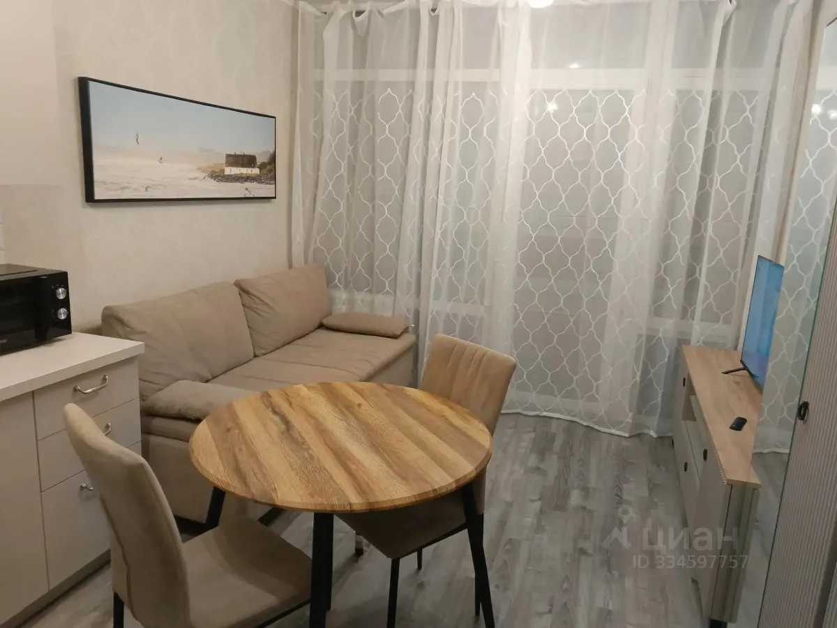 1-комнатная квартира, 20,6 м² — фотография 2