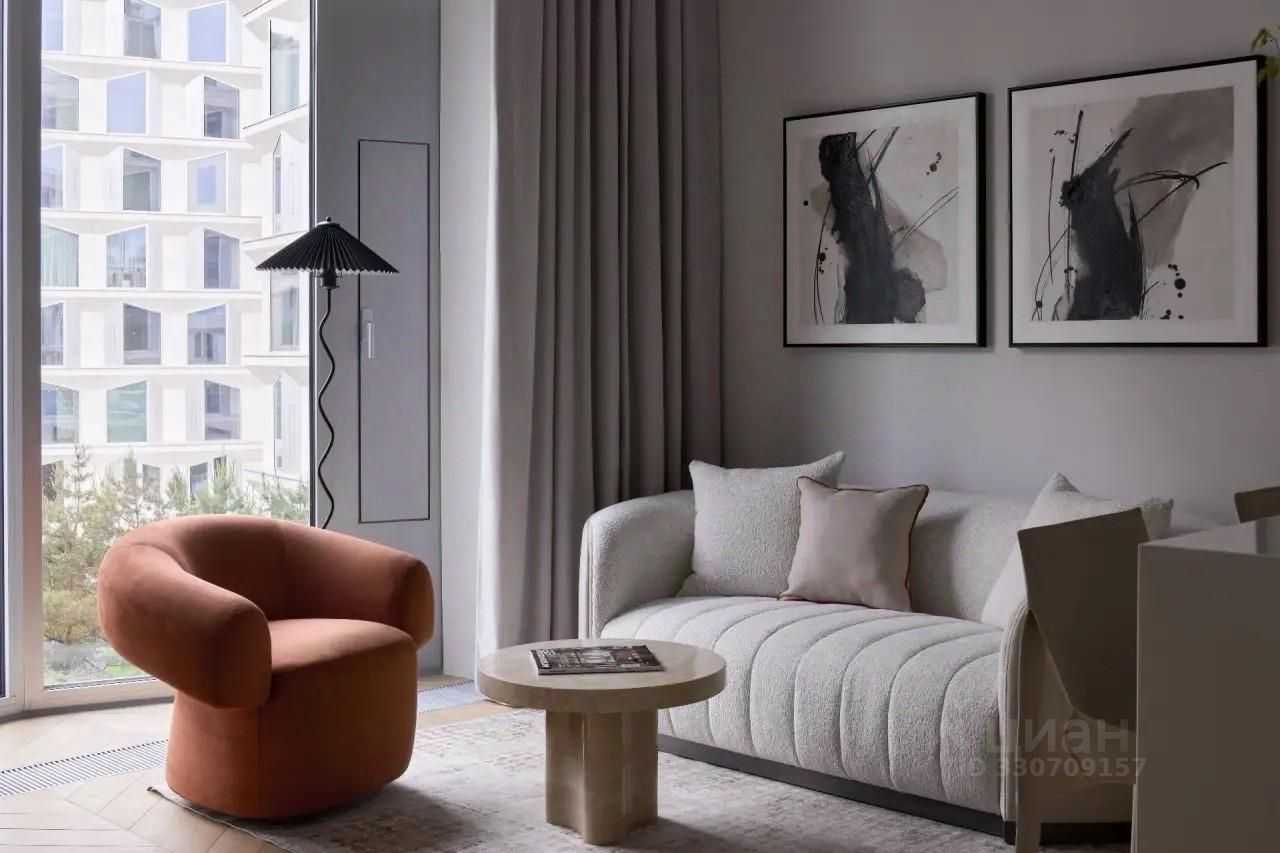1-комнатная квартира, 59,7 м² — фотография 2