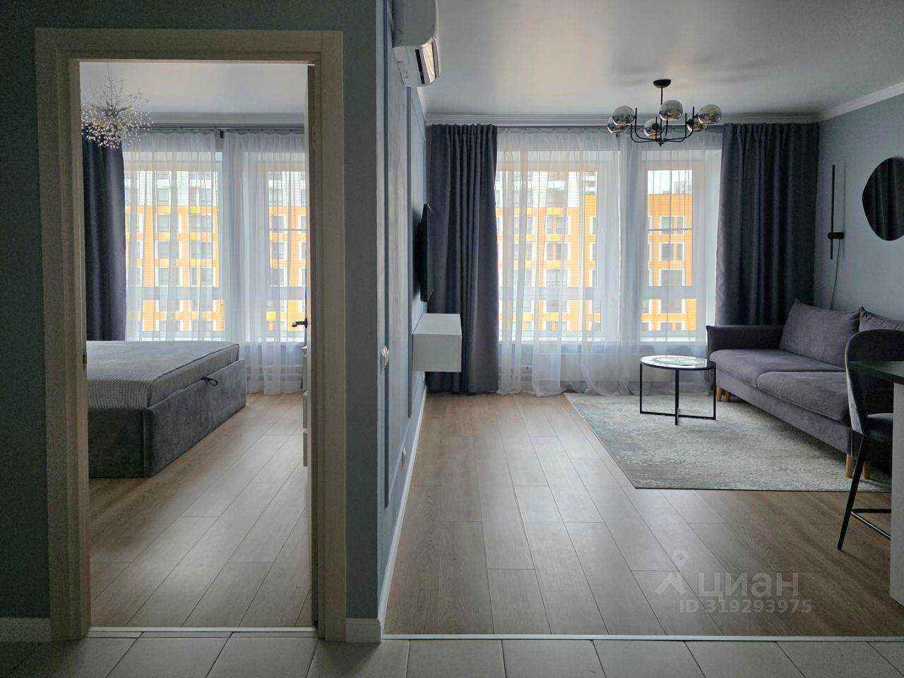 1-комнатная квартира, 41 м²