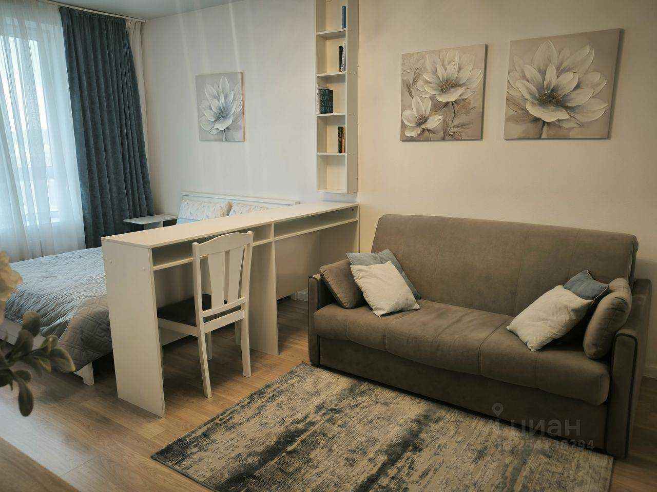 1-комнатная квартира, 41 м²