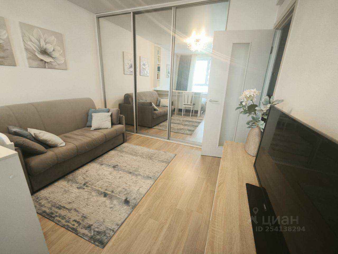 1-комнатная квартира, 41 м² — фотография 2