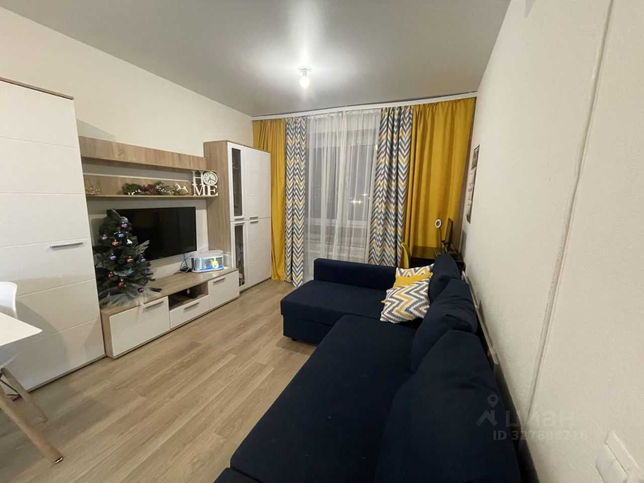 1-комнатная квартира, 39 м²
