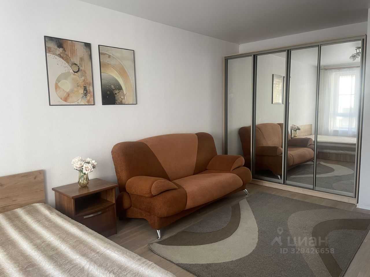1-комнатная квартира, 39 м² — фотография 3