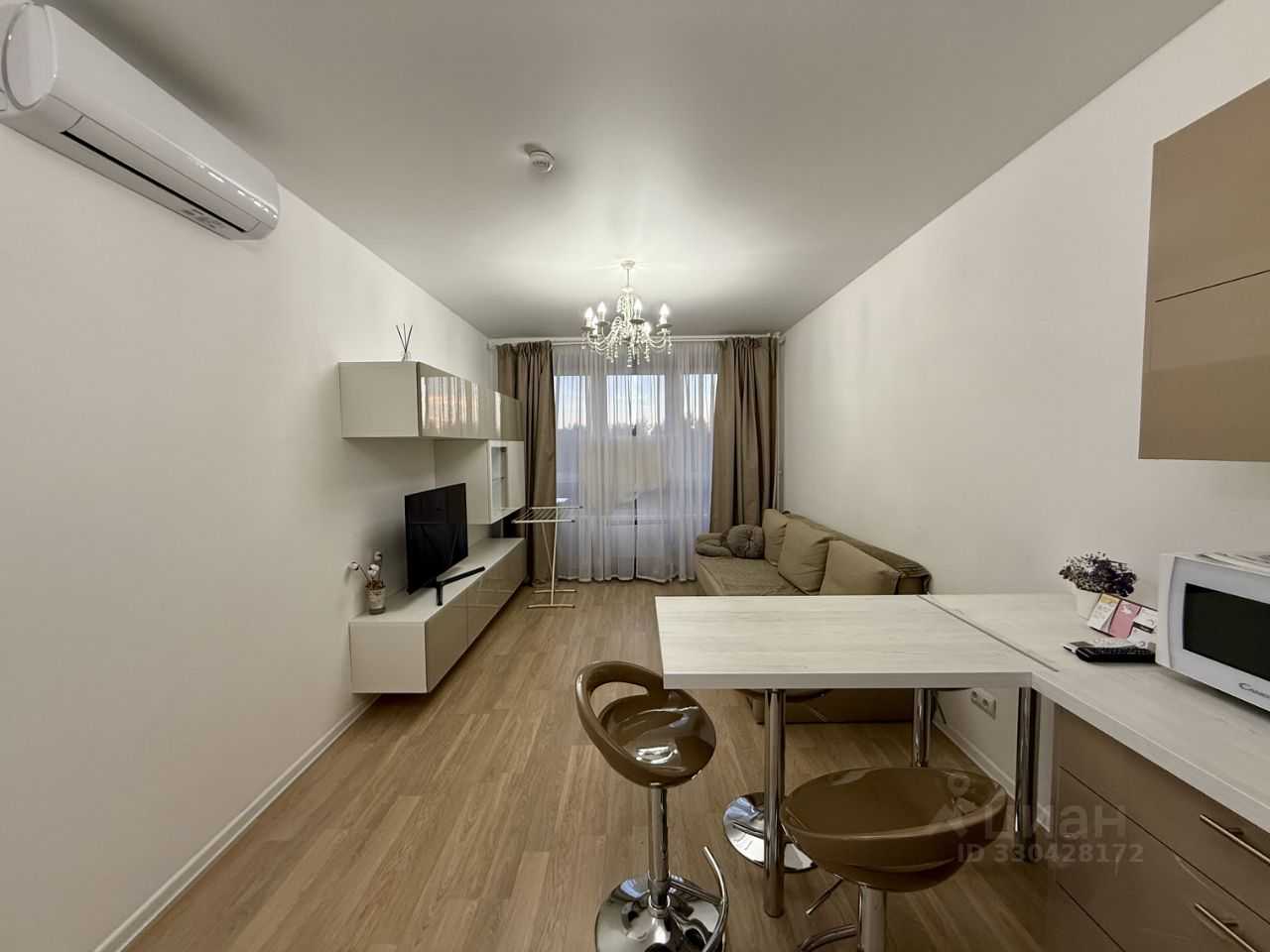1-комнатная квартира, 43,2 м² — фотография 2