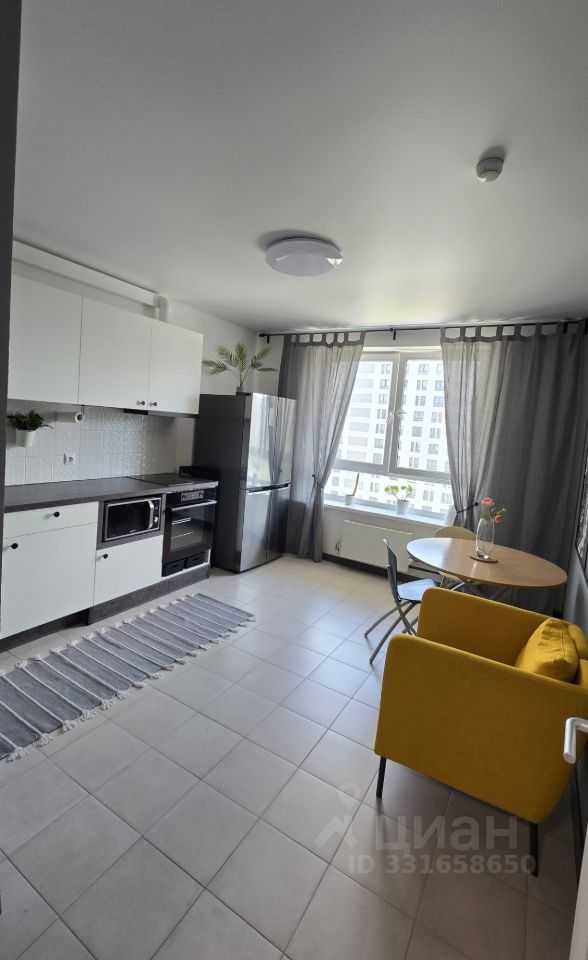 1-комнатная квартира, 40,7 м²