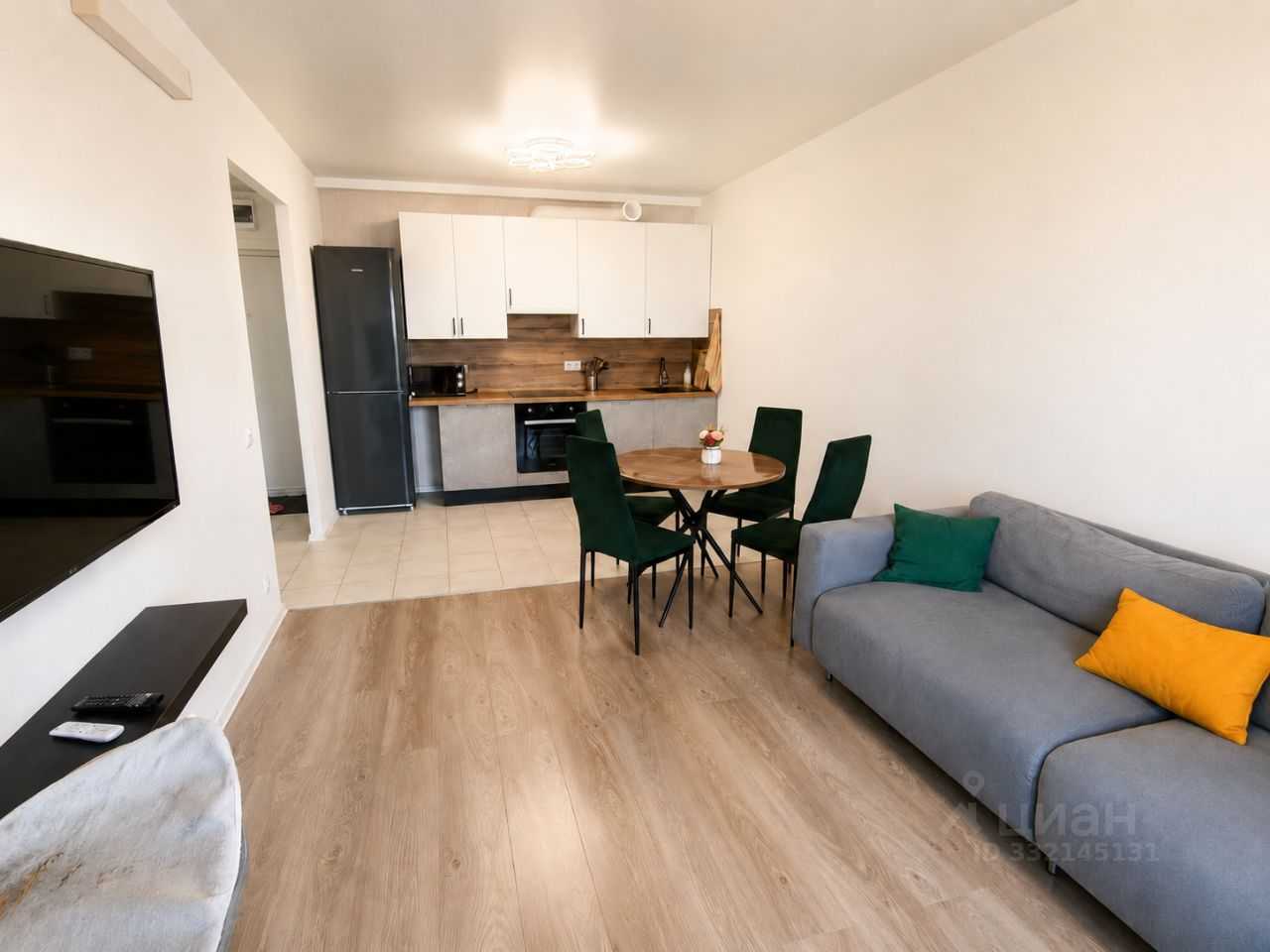 3-комнатная квартира, 53 м²