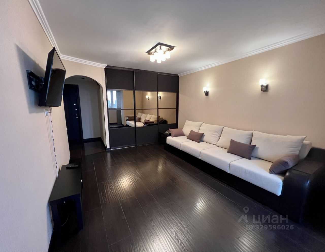 1-комнатная квартира, 35 м²