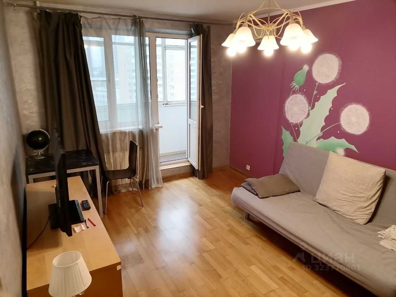 1-комнатная квартира, 38,9 м²