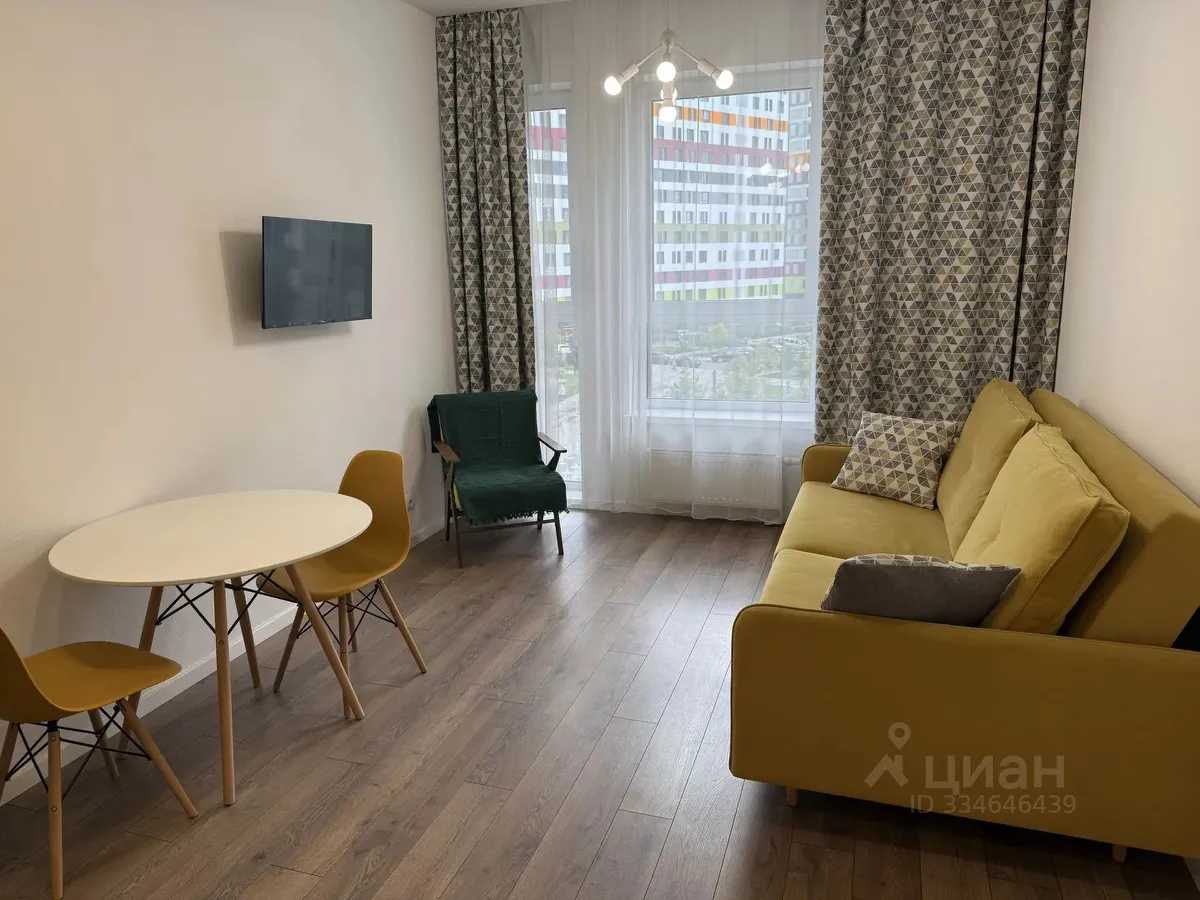 1-комнатная квартира, 37,9 м²