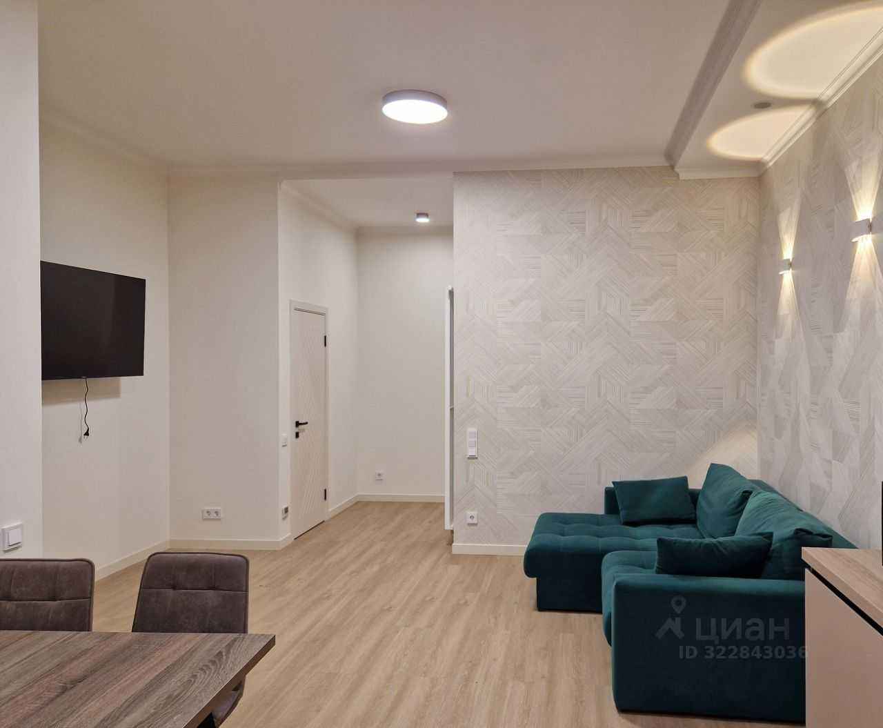 2-комнатная квартира, 66 м² — фотография 3
