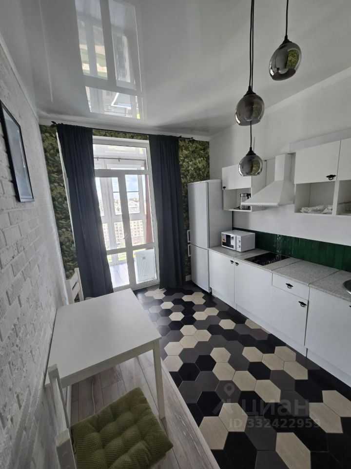 1-комнатная квартира, 46 м²