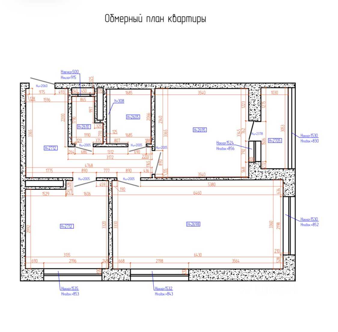 2-комнатная квартира, 57,8 м²