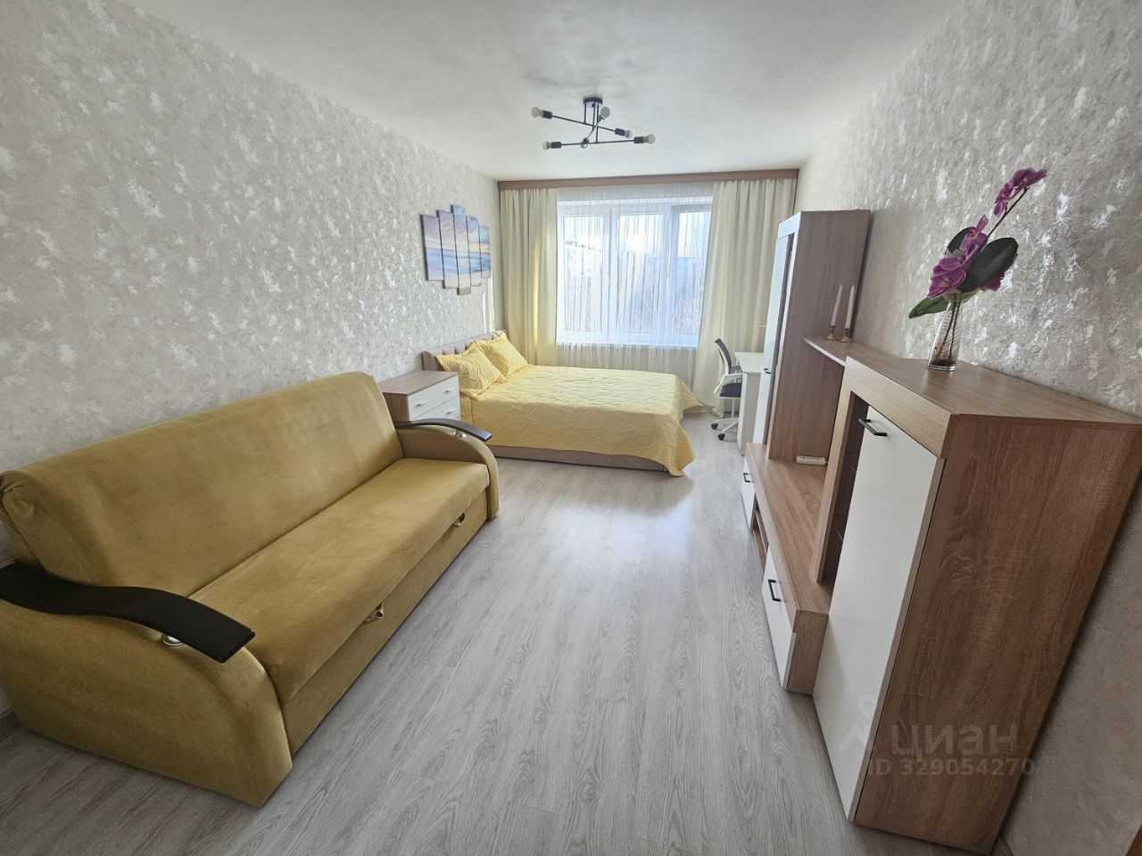 1-комнатная квартира, 35 м²