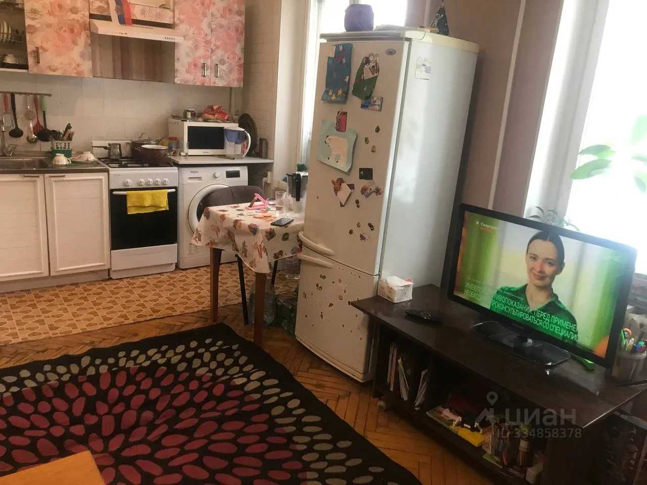 3-комнатная квартира, 58 м²