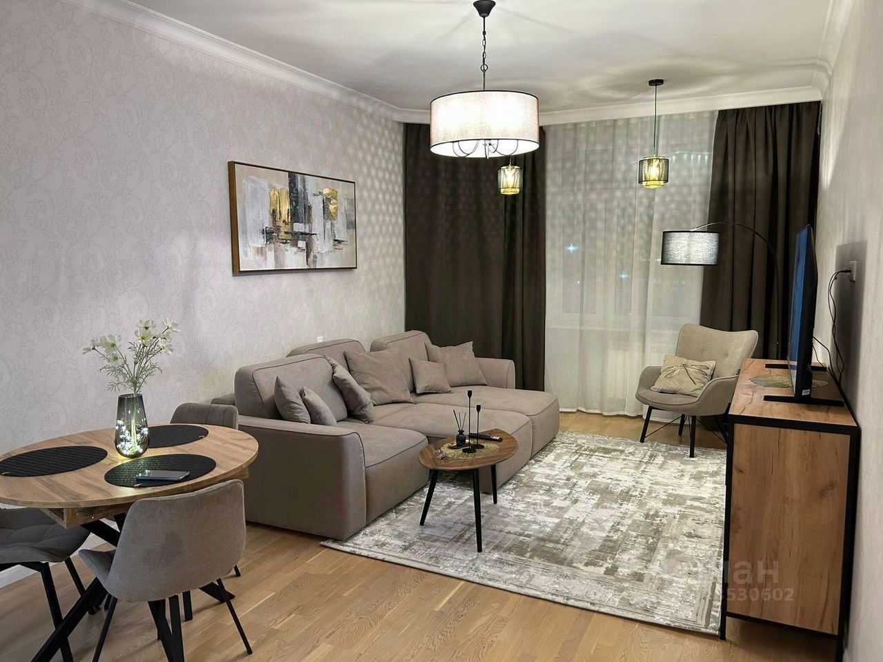 2-комнатная квартира, 55 м² — фотография 2