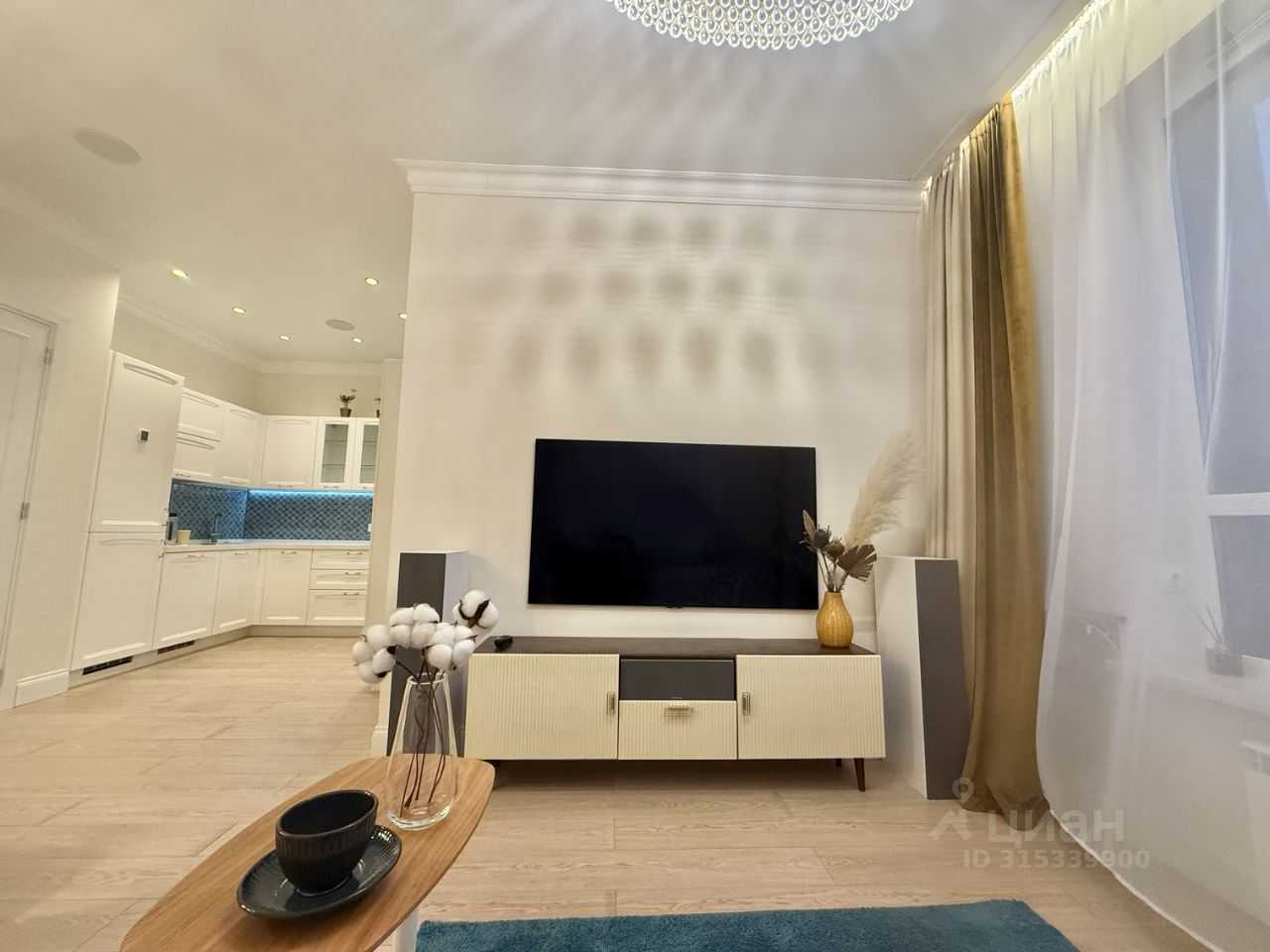 1-комнатная квартира, 50 м² — фотография 3